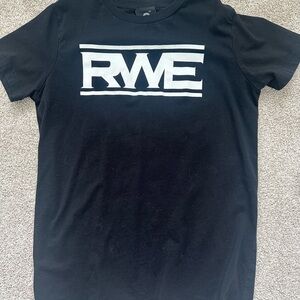 RWE overtime Kids Black Short Sleeve Tee